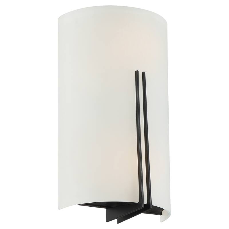 Prong Tall LED Wall Sconce - Matte Black