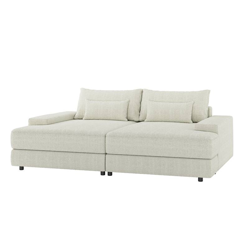Conradus Modren Oversize 57" Deep Square Arm Sofa by HULALA HOME