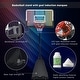 preview thumbnail 2 of 12, Portable Basketball Hoop with Adjustable Height 8-10ft for All Ages - 43.3"x29.6"