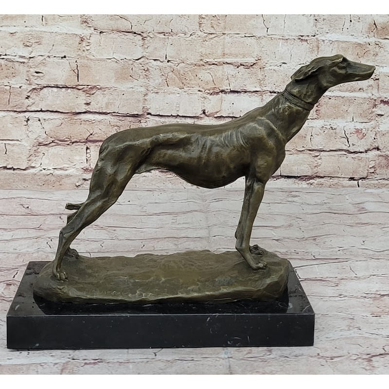 Fremiet Greyhounds Racing Dog Bronze Sculpture Hot Cast Home Office Decoration