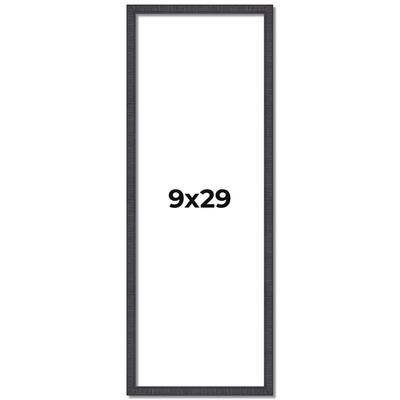 9x29 Frame Brown Solid Wood Picture Frame - Complete Modern Photo