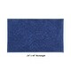 preview thumbnail 16 of 41, Better Trends Bath Rug 100% Cotton Tufted Soft & Plush Water Absorbent Bathroom Rugs for Shower, Sink Bath Mats Trier Collection 24" x 40" Rectangle - Blue