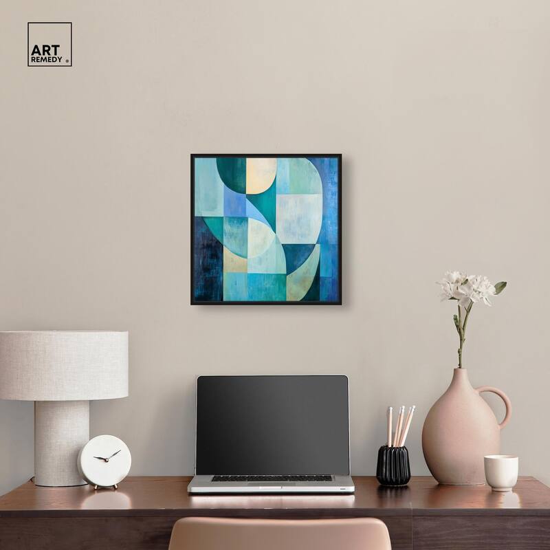 Color Blocks I Canvas by Art Remedy