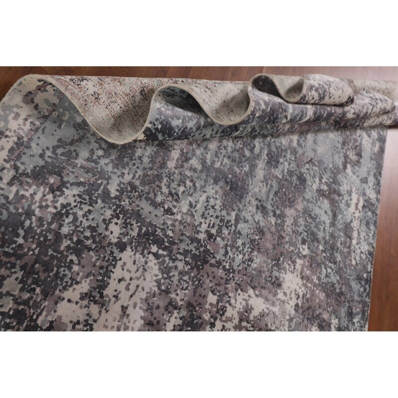 Abstract / Modern Area Rug Handmade Wool Carpet - 5'11"x 8'11"