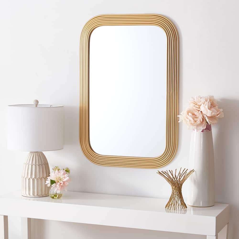 SAFAVIEH Gianna 36-inch x 24-inch Rectangular Mirror - 0.8" W x 24.3" D x 36" H