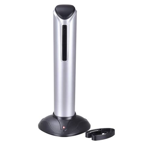 Gymax Electric Wine Opener Cordless Bottle Corkscrew Opener with Foil