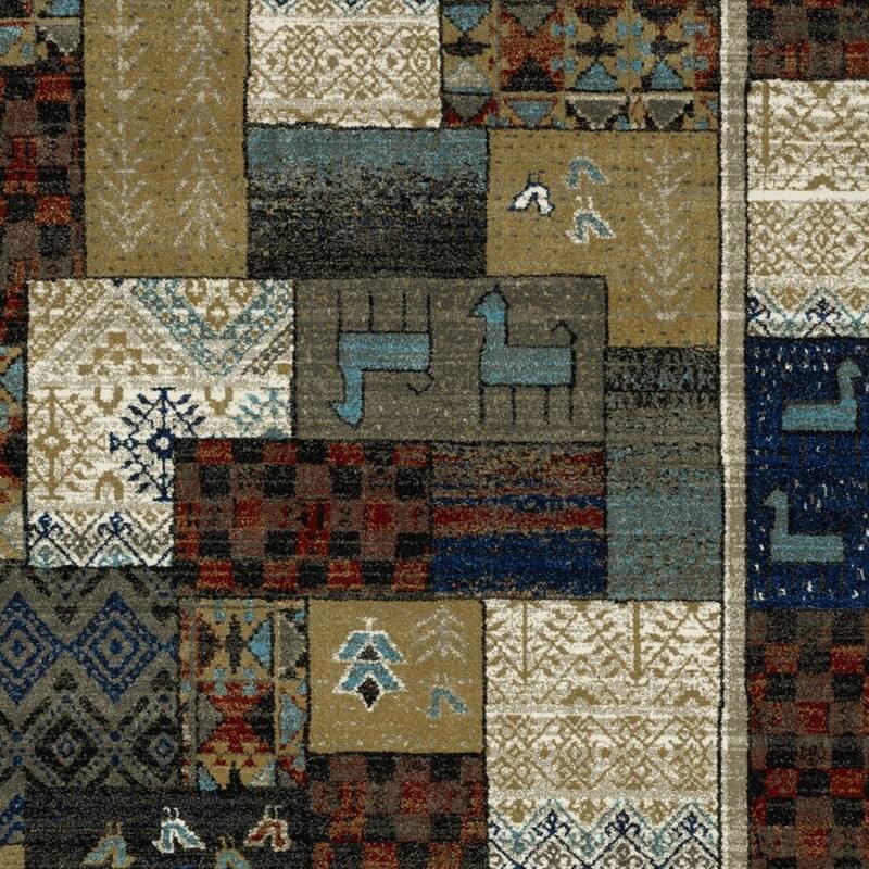 HomeRootsPatchwork Bohemian Runner Area Rug