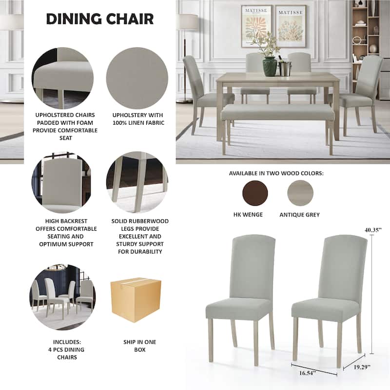 CraftPorch Simply Elegant 6-piece Dining set