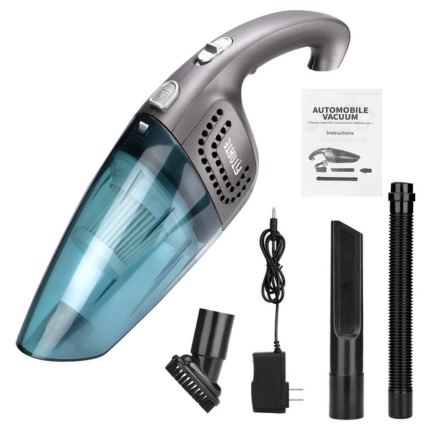 120W Cordless Car Vacuum Cleaner, Wet & Dry Handheld Auto Vacuum Cleaner for Both Car and Home Lightweight