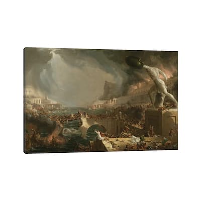 iCanvas "The Course of Empire - Destruction, 1836" by Thomas Cole Canvas Print