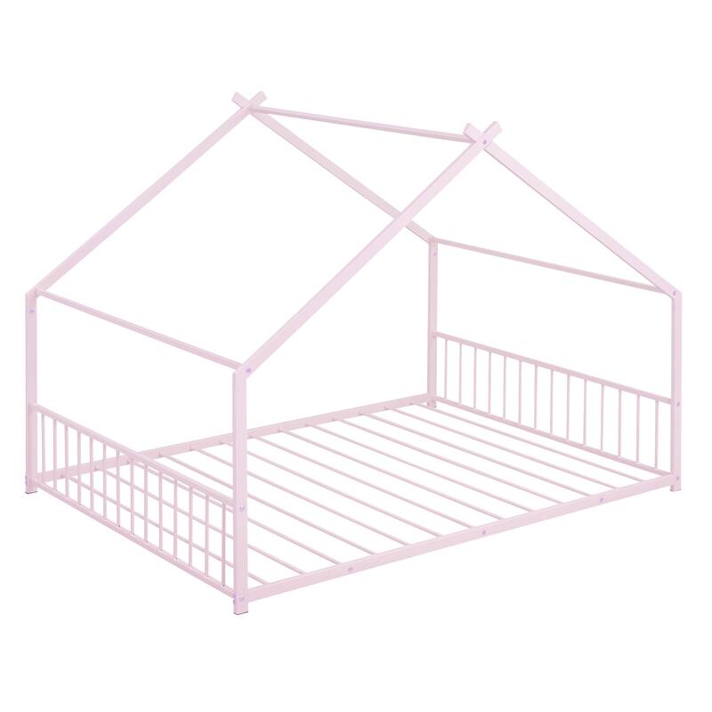 Metal House Bed