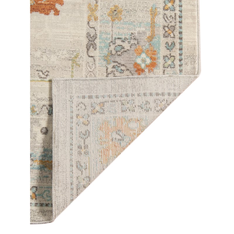 Bohemian Bordered Indoor/Outdoor Area Rug