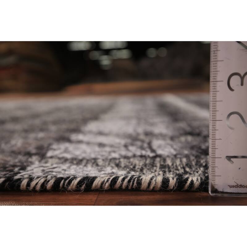 Abstract Moroccan Oriental Area Rug Handmade Wool Carpet - 5'1" x 8'0"
