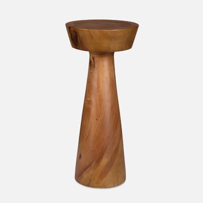 Wooden End Drink Table - 24.5" - Brown