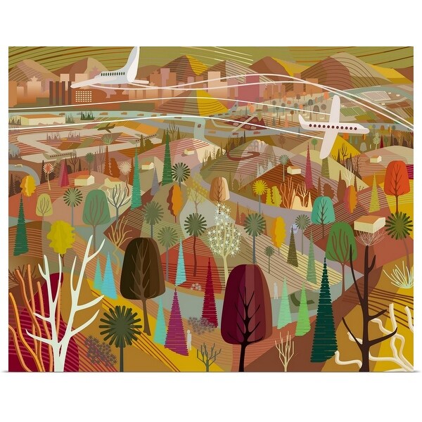 "California Wallpaper" Poster Print