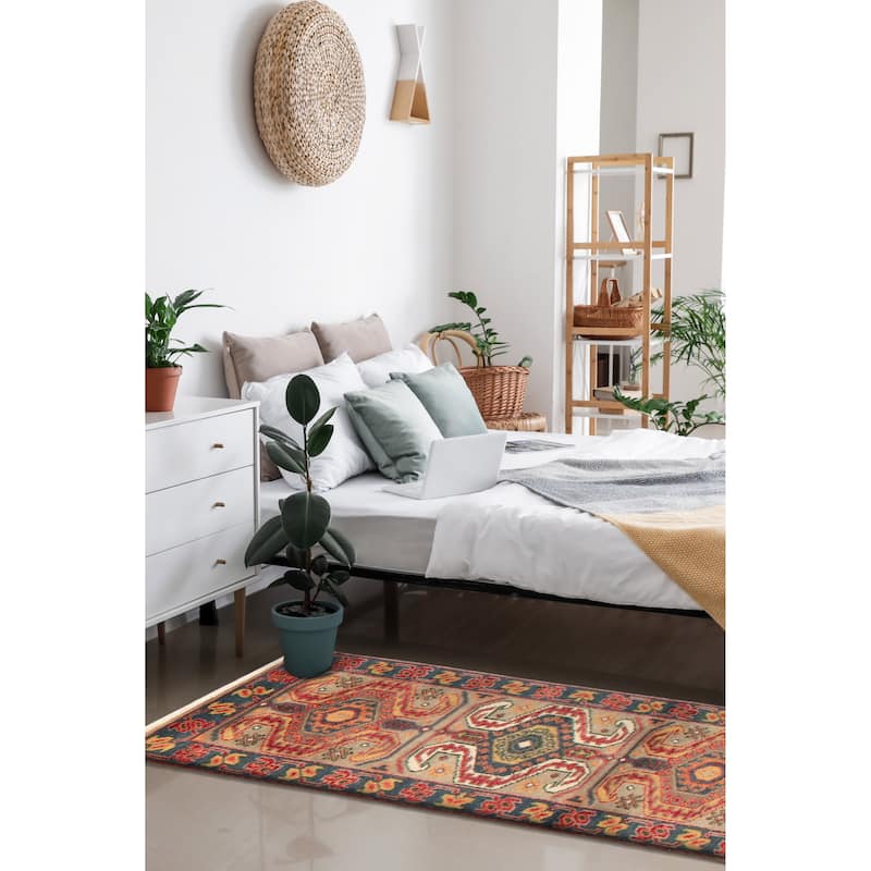 ECARPETGALLERY Hand-knotted Jules Serapi Taupe Wool Rug - 2'5 x 5'11