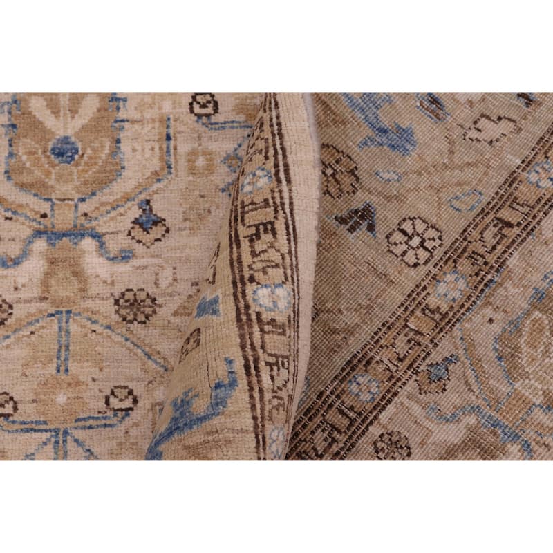 Vintage Herati Bidjar Hand Knotted Wool Rug