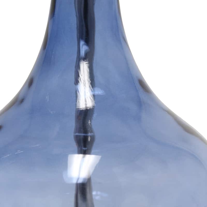 23.25" Modern Timeless Colored Dimpled Glass Table Lamp