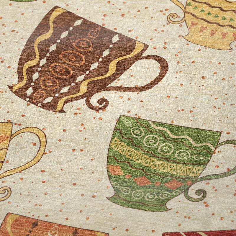 Premium Machine Washable ASB170 Coffee Prty Sherpa Throw Blanket