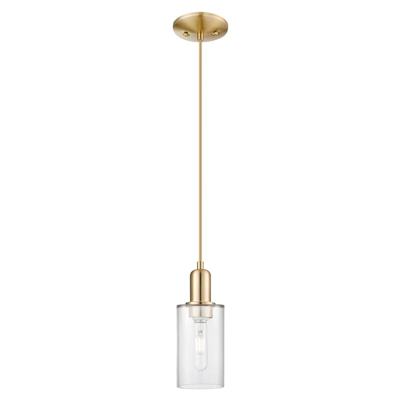 Innovations Lighting Endless Possibilities Arcadia - Clymer - 1 Light 4" Cord Hung Mini Pendant - Clear/Champagne Bronze