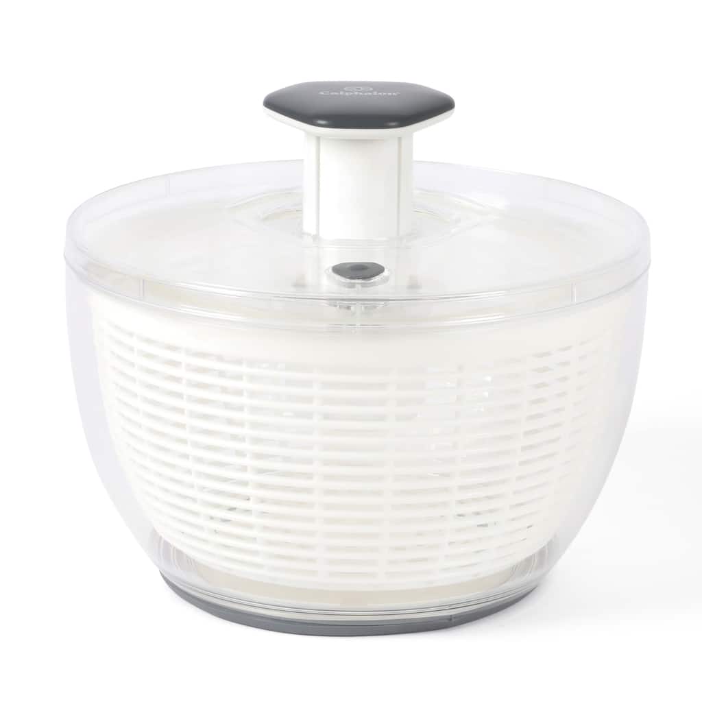 Calphalon Aero 6.3 Qt Salad Spinner, Fruit Wahser, Fruit Washing Bowl with Strainer, Vegertable Cleaner