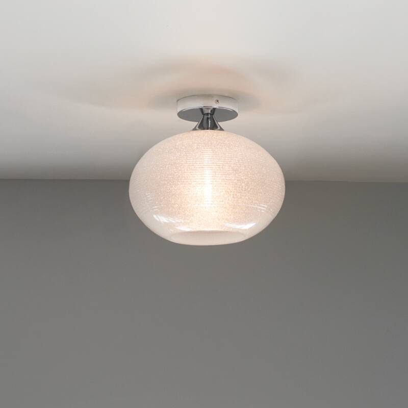 Kichler Lighting Corzano 1-Light Chrome Semi-Flush Mount Light