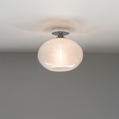 Kichler Lighting Corzano 1-Light Chrome Semi-Flush Mount Light