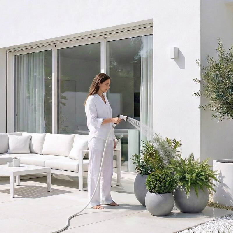 DTY Signature Mount Sherman 1-Piece Fiberstone Planter for Indoor/Outdoor