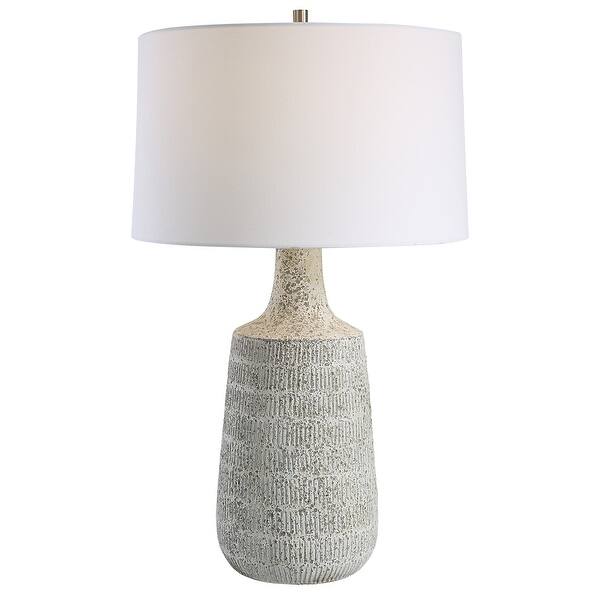 slide 2 of 7, Uttermost Scouts White Table Lamp - 17"x28.5"x17"