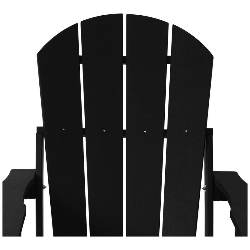 Laguna Outdoor Folding Adjustable Adirondack Chair with Cup Holder & Hideaway Ottoman