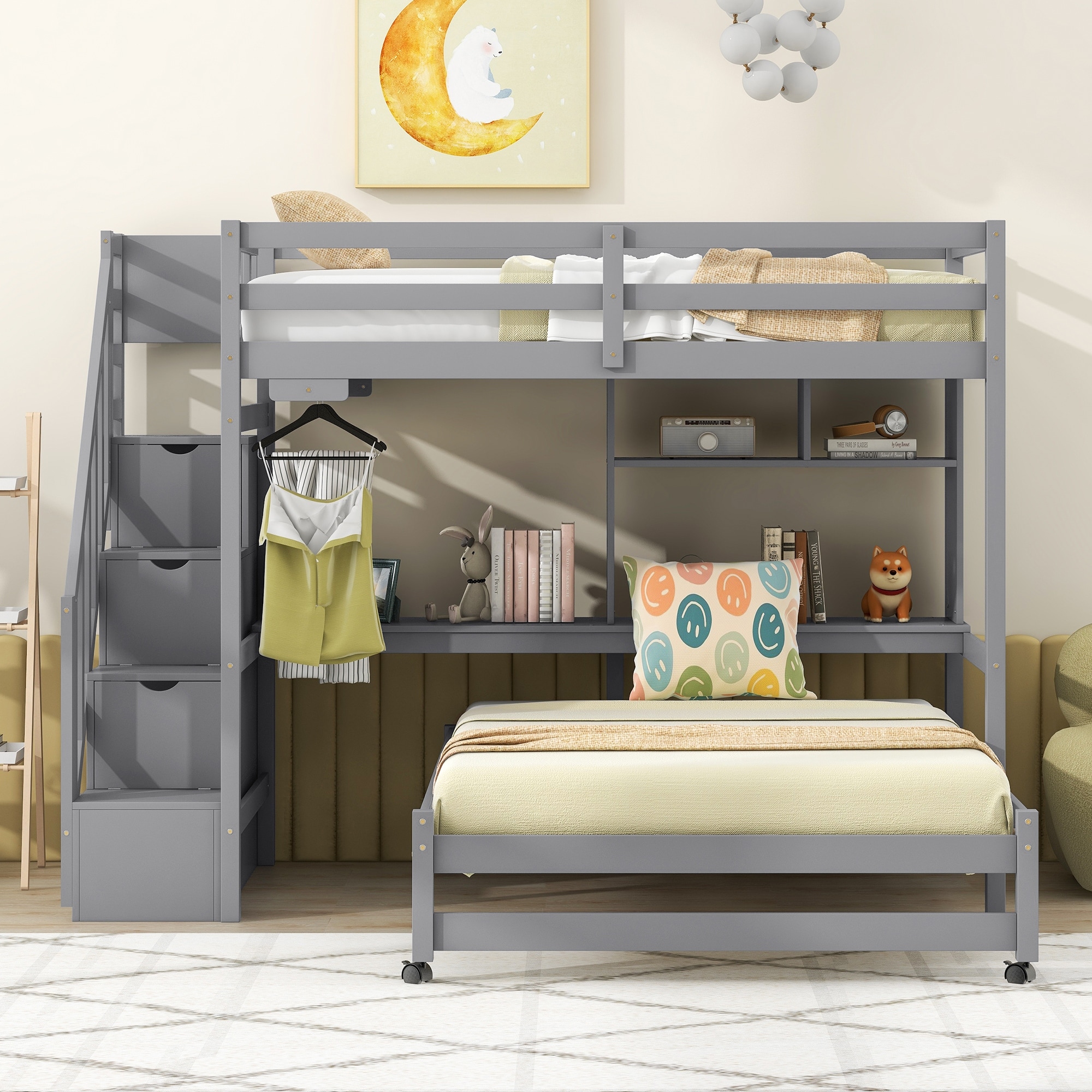 Lake house full loft sale bed with desk