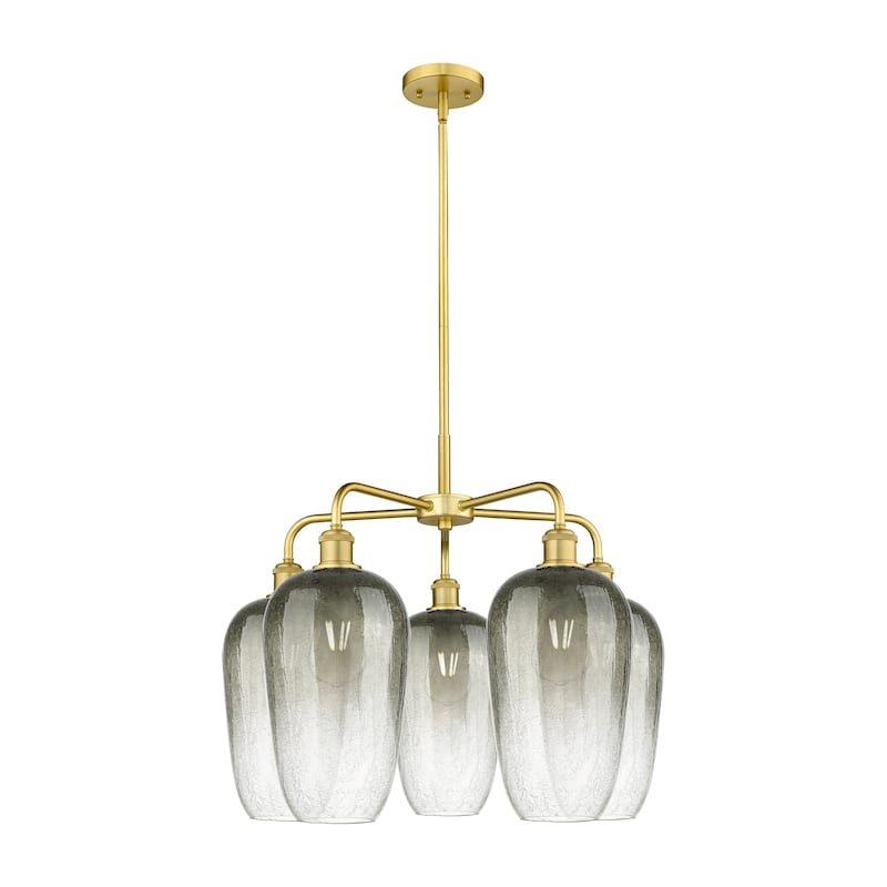 Innovations Lighting Endless Possibilities Ballston - Brookhaven Flute - 5 Light 26" Stem Hung Chandelier