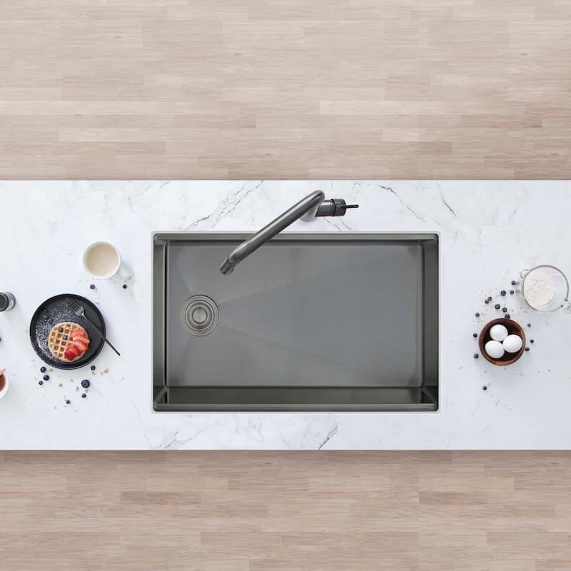 Versa33 Undermount 33" Single Bowl Stainless Steel Kitchen Sink - 33" x 19" x 10"