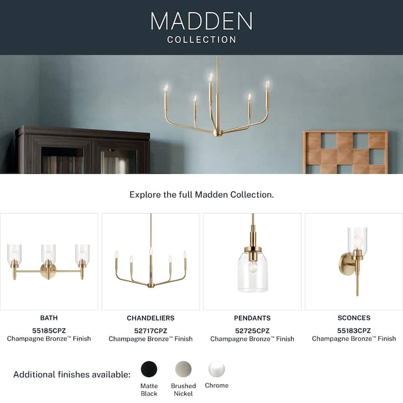 Kichler Lighting Madden 1-Light Mini Pendant Light