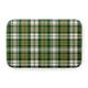 Plaid Pet Feeding Mat for Dogs and Cats - Green - 24" x 17"