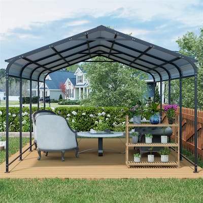 Heavy Duty Metal Carport with Galvanized Steel Roof and Frame