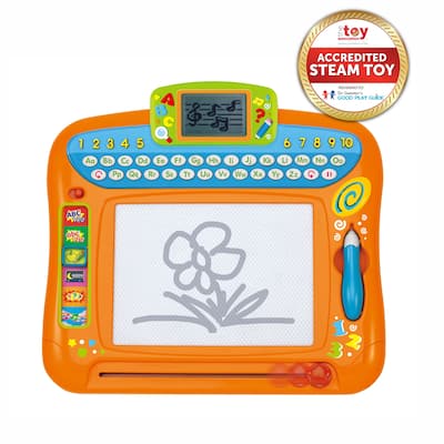 Winfun Orange Plastic Write 'N Draw Learning Board - N/A