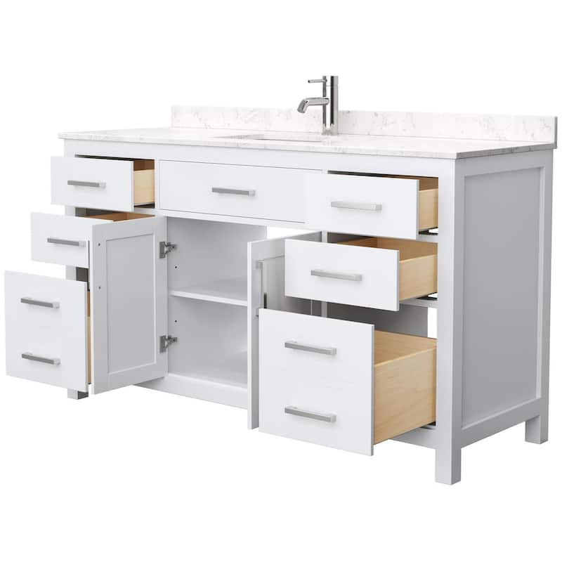 Wyndham Collection WCG242460SCCUNSMXX Beckett 60" Free Standing Single