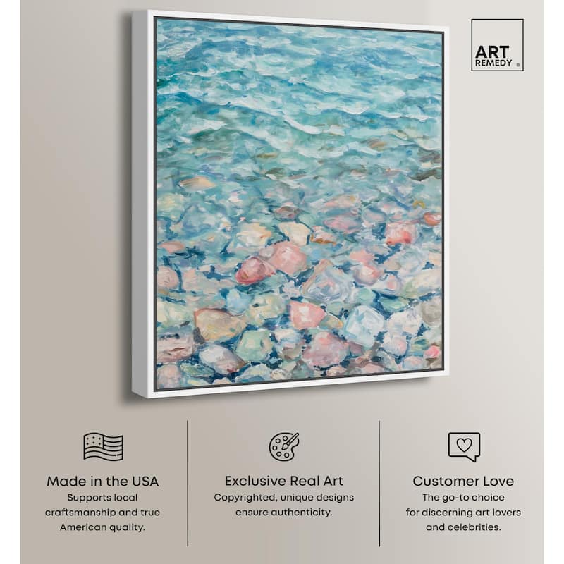 Turquoise Dream Canvas by Art Remedy