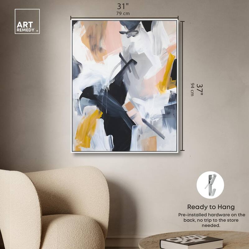 Rustic Noir Canvas by Art Remedy