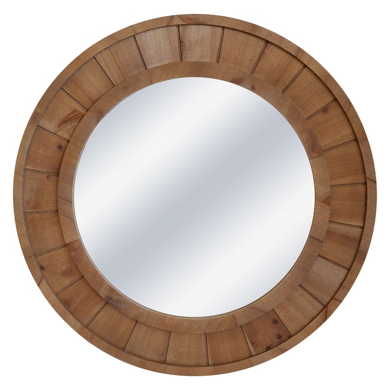 Sagebrook Home Decorative Wall Mirror with Wood Frame for Entryway, Bedroom, Living Room or Bathroom