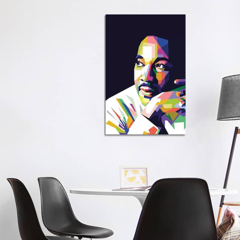 iCanvas "Martin Luther King Jr" by Dayat Banggai Canvas Print - 40x26x1.5