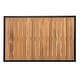 preview thumbnail 12 of 11, Industrial Acacia Wood & Iron 4-Piece Outdoor Sectional Sofa Set with Table