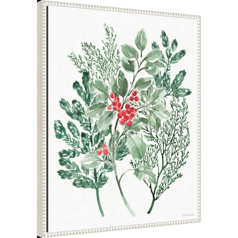 Classic Christmas IV by Beth Grove Framed Canvas Wall Art Print