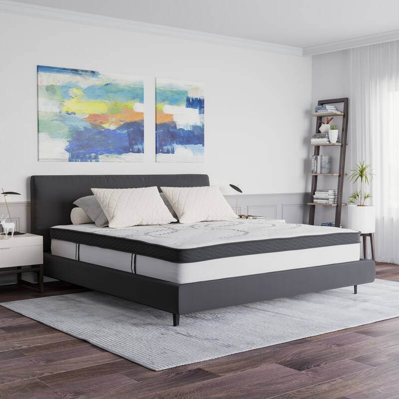 12" Hybrid Pocket Spring Mattress, Mattress in a Box - Premium Mattress