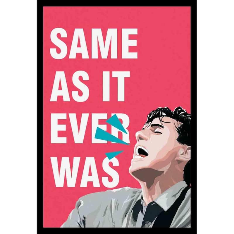 Talking Heads Same As It Ever Was Framed Poster - 24 x 36 Inch