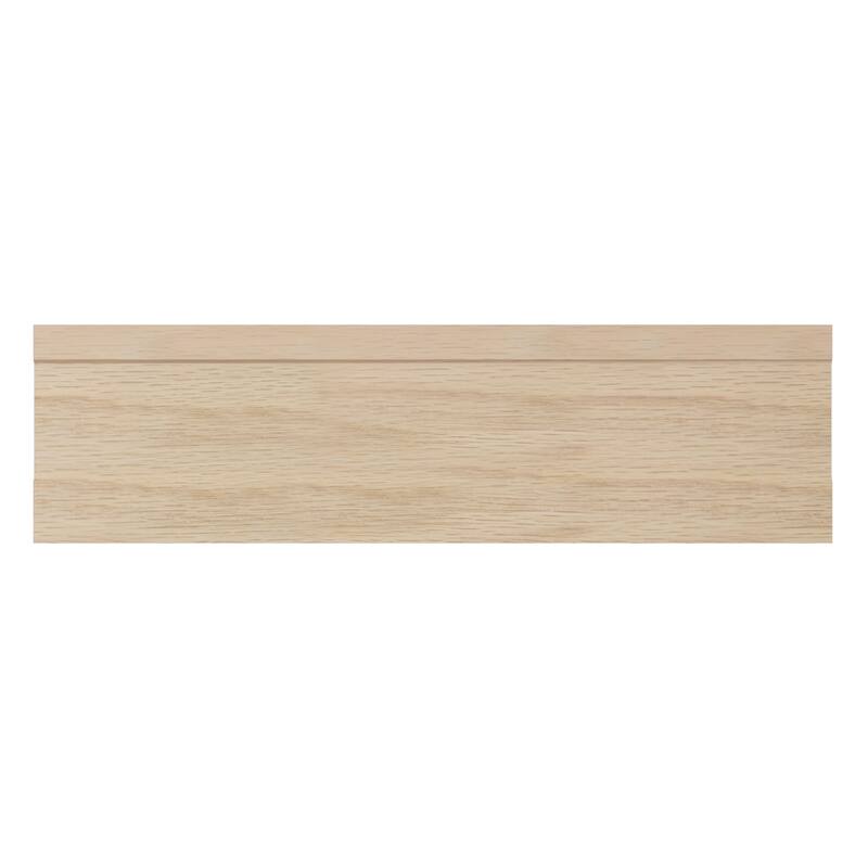 WM327: 11/16-in D x 2-1/4-in W x 96-in L Americraft Solid Hardwood Stain Grade Modern Casing Moulding
