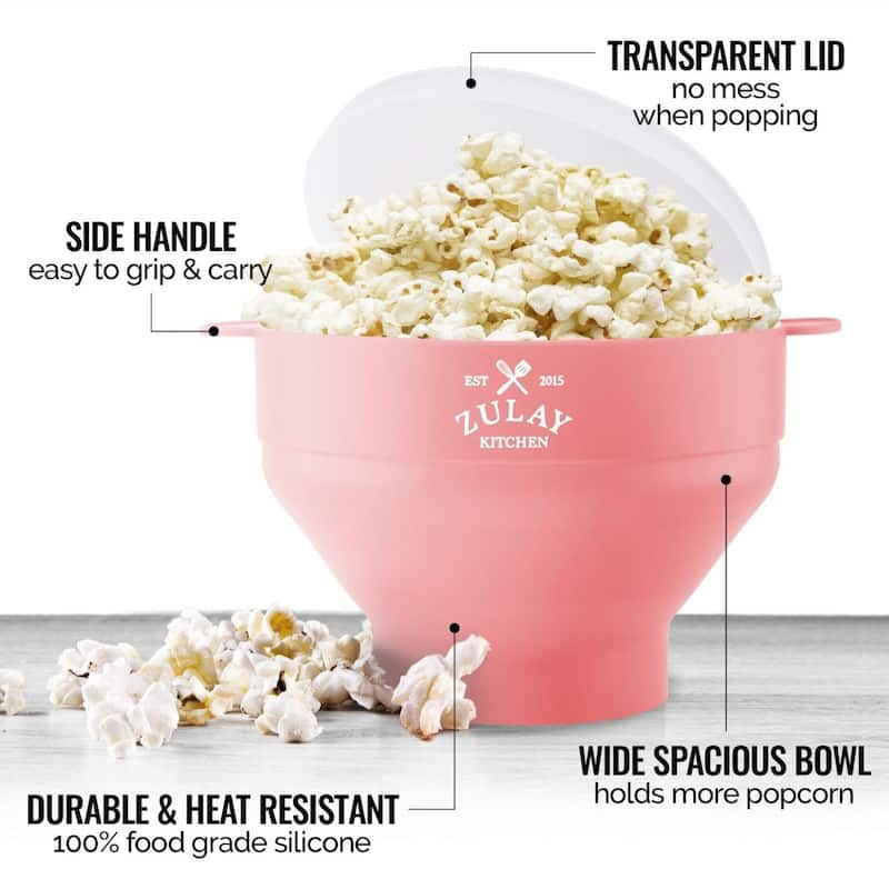 Large Microwave Collapsible Popcorn Maker