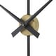 preview thumbnail 5 of 3, Uttermost Time Flies Modern Wall Clock - 30.75 W X 48.75 H X 4 D (in)