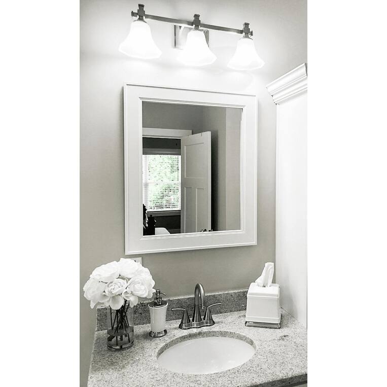 Frame My Mirror White Framed Wall Mirror, Porter Design